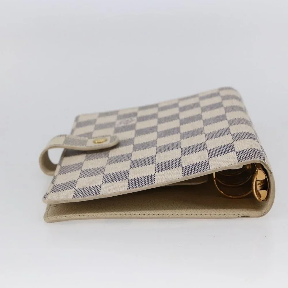 LOUIS VUITTON Damier Azur Agenda MM Day Planner Cover